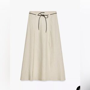 Zara linen skirt